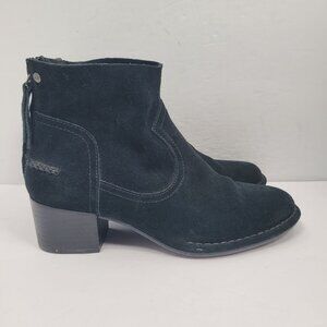 UGG Bandara Women's Black Suede Ankle Boots S/N 1095053 US Size 5.5